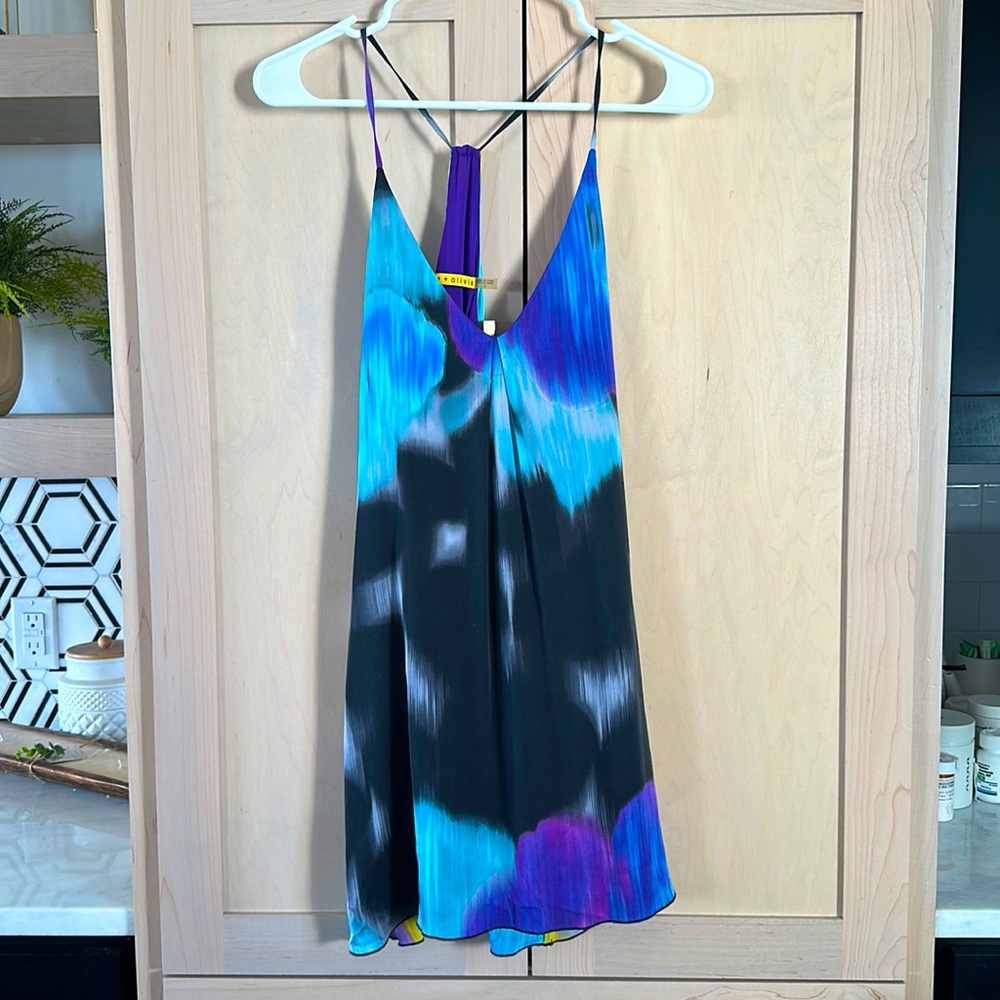 Alice + Olivia Watercolor Dress sz small